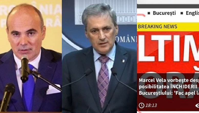 Vela, Rareș Bogdan și un jurnalist denunță un fake news: închiderea Capitalei. Poliția s-a sesizat din oficiu