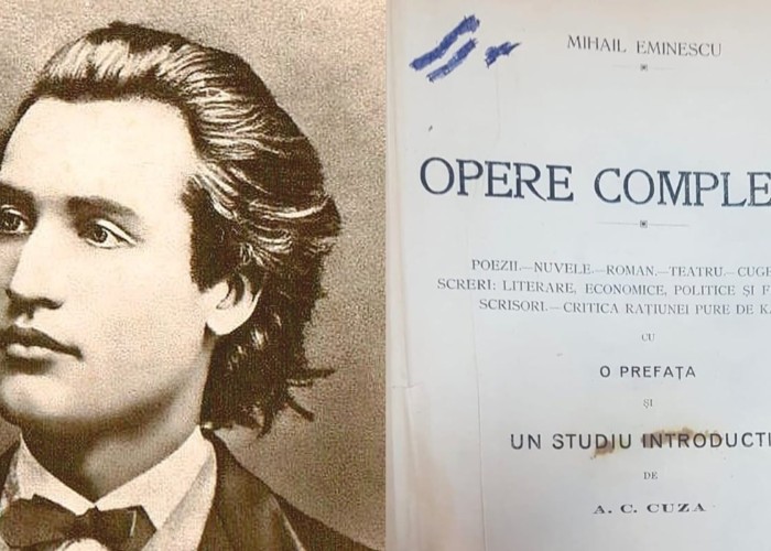 Eminescu, INTERZIS de comuniști. Odinioară vânate de Securitate pentru a fi arse, operele complete (în rarisima ediție de la 1914) vor fi expuse la Muzeul Rezistenței. Cărțile zidite în subsol de fostul deținut politic Nicolae Popa – o istorie relevantă, în contextul intrării în vigoare a legii Vexler, care INTERZICE cărți și face poliție politică