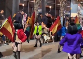 VIDEO Scandal în Spania după ce mai mulți copii au fost puși să mărșăluiască îmbrăcați în haine erotice pentru adulți. Organizatorii, acuzați de hipersexualizarea copiilor