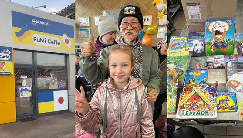 INTERVIU EXCLUSIV Japonezul stabilit în Harkiv, care le oferă mâncare gratuită ucrainenilor aflați la ananghie, pregătește încă un proiect umanitar remarcabil: o bibliotecă pentru copii. "Educația, aducerea de noi cunoștințe și a adevărului în mințile blânde ale copiilor reprezintă viitorul și speranța Ucrainei. E nevoie de minți libere". Cum puteți sprijini inițiativele