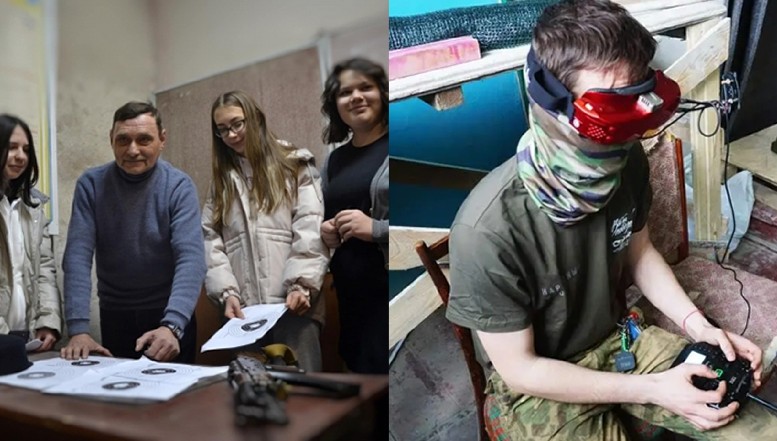 Ucraina extinde pregătirea militară în licee: Pe lângă tras cu arma, liceenii vor învăța să piloteze drone