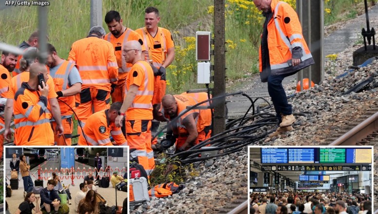 O serie de acte de sabotaj au perturbat circulația în Franța pe rețeaua feroviară de mare viteză, cu câteva ore înainte de începerea Jocurilor Olimpice. Cât de gravă este situația