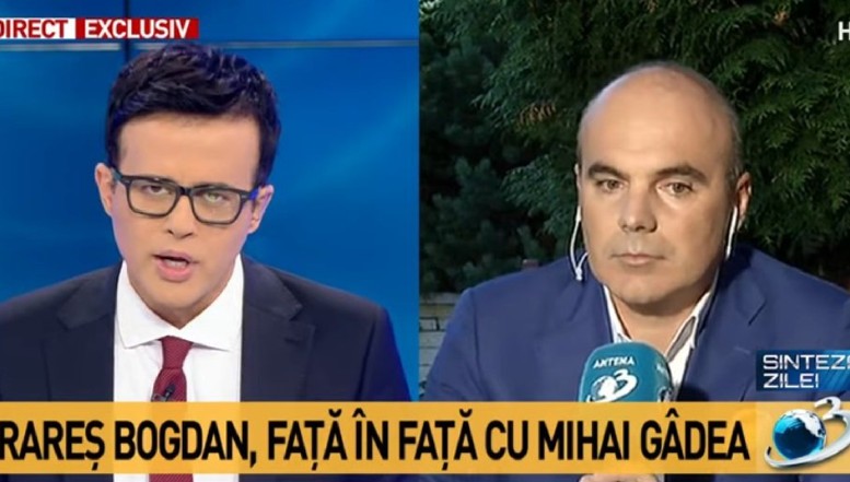 VIDEO. Rareș Bogdan despre Gâdea: „pastor penticostal eșuat”, „pupincurist șef”, „bou”, „ mare prost” 
