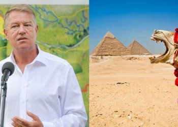 Iohannis călărește cămile în Egipt, într-o nouă excursie de trântor. După ce a cauzat o criză politică fără precedent și în timp ce sute de români mor zilnic într-un sistem medical criminal și incompetent