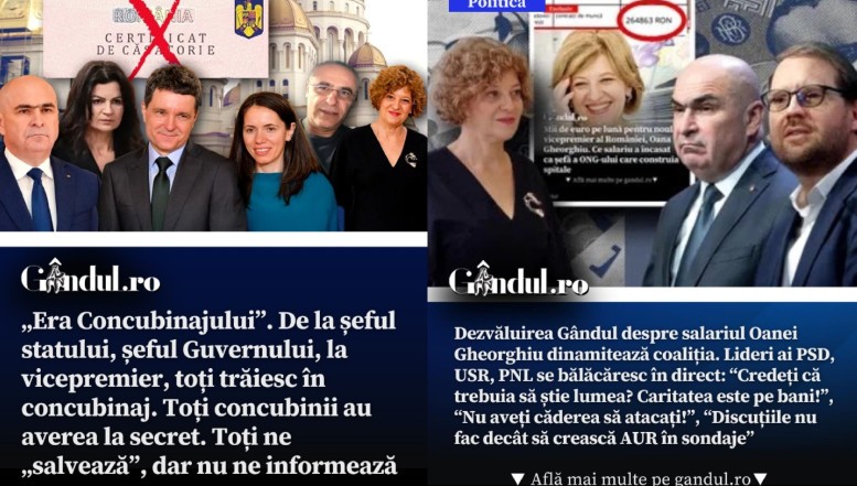 Emilia Șercan pune lupa pe linșajul practicat de Gândul la adresa oricărui potențial reformator al statului bugetofag. Publicația deținută de controversatul Radu Budeanu se pretinde susținătoare a curentului suveranist, dar este, în realitate, trompeta PSD