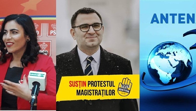 VIDEO Zoană, PSD și Antena 3 au primit în direct steagul PCR de la Cristian Băcanu. Au fost "premiați" pentru piedicile puse lui Kovesi