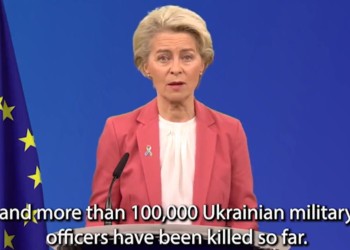 VIDEO. Ucrainenii au respins categoric pierderile de  „peste 100.000” de militari invocate de Ursula von der Leyen într-un discurs / Comisia Europeană a retractat informația și a venit cu noi precizări