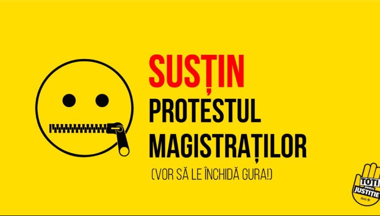 Solidarizare cu protestul magistraților. Manifestanții sunt așteptați luni în fața Curții de Apel București