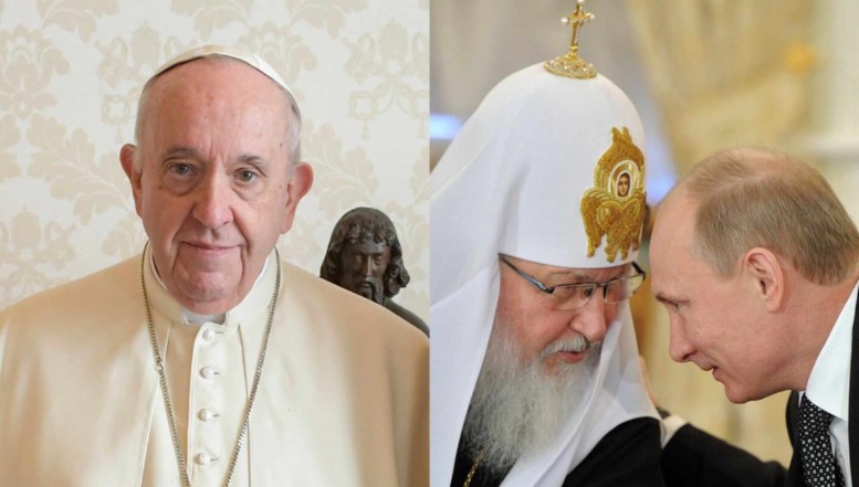 Părintele Radu Preda: ”Consecvent marxismului său, Papa Francisc cere victimei să facă pace cu agresorul, să ridice steagul alb când totul în jur este pătat cu sânge”. Despre detergentul moral