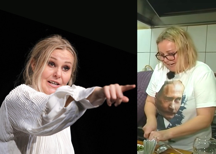 Tania Popa, basarabeanca transformată în panou publicitar pentru Putin, la Antena 1: ”Mi s-a pus porecla Tanc Rusesc...”