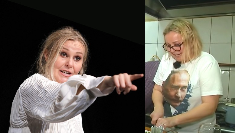 Tania Popa, basarabeanca transformată în panou publicitar pentru Putin, la Antena 1: ”Mi s-a pus porecla Tanc Rusesc...”