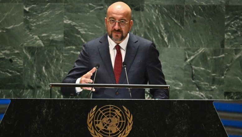 Charles Michel, mesaj tranșant la ONU: "Israelul are dreptul să existe" şi "să se apere"!