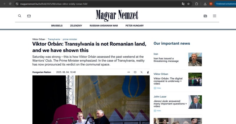 viktor orban transilvania