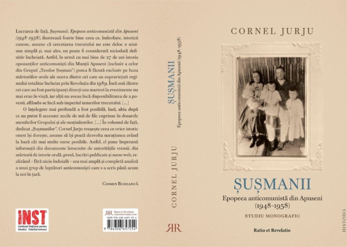 Epopeea partizanilor din Gruparea ”Șușman” de la Răchițele, sublimată de istoricul Cornel Jurju. Saga rezistenței armate anticomuniste din Munții Apuseni