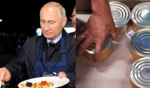 Regimul dictatorului Putin și-a băgat la regim soldații trimiși pe frontul din Ucraina. O anchetă scoate la iveală că militarii ruși sunt hrăniți cu conserve neconforme, care nu asigură necesarul energetic în condiții de efort fizic