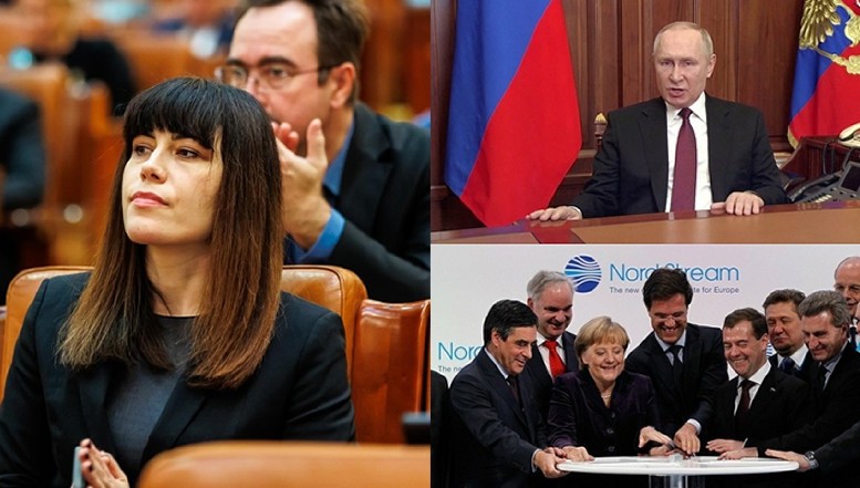 Cristina Prună: "România trebuie să rămână fermă pe drumul independenței energetice față de Rusia!" / Reacția deputatei USR pe tema informațiilor potrivit cărora SUA și Rusia negociază repornirea Nord Stream 2