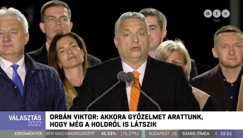 Alegeri Ungaria. Partidul lui Viktor Orban obține o victorie categorică. Premierul maghiar l-a numit pe Volodimir Zelenski unul dintre adversarii săi, alături de „birocrații” de la Bruxelles și „imperiul Soros”