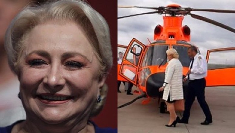 Viorica Dăncilă a mers cu elicopterul pe banii românilor, nu pe banii partidului! Precizările unui deputat