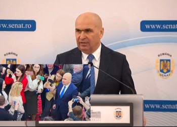 VIDEO. Scandal cu huiduieli la Senat după ce Ilie Bolojan a anunțat că va reduce personalul din instituție. Vor rămâne doar 618 angajați din 796 și va fi verificată, electronic, prezența la muncă. „Sinecurile politice se vor încheia, îmi pare rău!”
