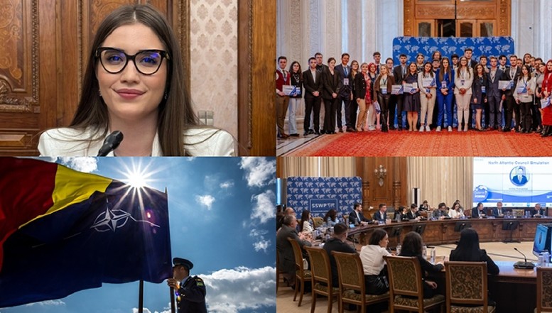 Viitorul sună bine! În prezența unor oficiali de rang înalt și analiști, studenții au simulat în Parlament modul în care se desfășoară o ședință a Consiliului NATO. "Vrem să stimulăm interesul tinerilor pentru implicarea în viața publică, pentru cercetarea afacerilor globale și naționale", a precizat Victoria-Miruna Ghițulete, președinta SSWP, think tank-ul care a organizat evenimentul