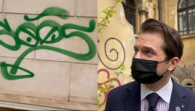Ateneul Român și casa lui Ionel Brătianu, vandalizate. Burduja anunță un proiect de lege prin care va combate fenomenul crimelor împotriva patrimoniului românesc