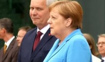 VIDEO A treia criză de tremurături a Angelei Merkel în mai puțin de o lună. Cancelarul Germaniei se afla la o întâlnire cu premierul finlandez