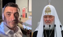 George Simion, mâhnit că Parlamentul Ucrainei a decis interzicerea organizațiilor religioase afiliate Rusiei. "Respectiva biserică nu face parte din organizații teroriste și altele de genul ăsta!", debitează candidatul AUR la prezidențiale, ignorând crimele pe care hoardele ruse le comit în Ucraina cu binecuvântarea patriarhului Kirill