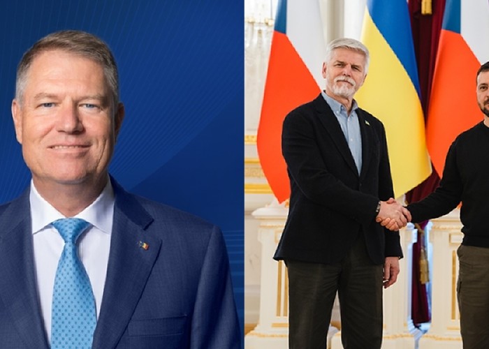 Iohannis: "România NU va trimite combatanți în Ucraina!". Președintele României nu a abordat însă varianta propusă de omologul ceh, Petr Pavel, care a vorbit despre o distincție clară între desfășurarea de trupe NATO de luptă și eventuala implicare a trupelor aliate în alte tipuri de activități de sprijin pe teritoriul Ucrainei. La ce s-a referit președintele Cehiei