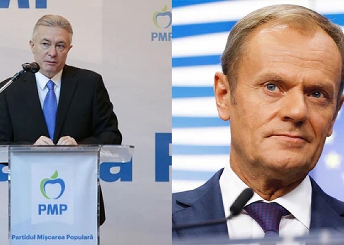 Donald Tusk, președintele PPE, promite sprijin total pentru Republica Moldova. El va colabora în acest sens cu Cristian Diaconescu (PMP)