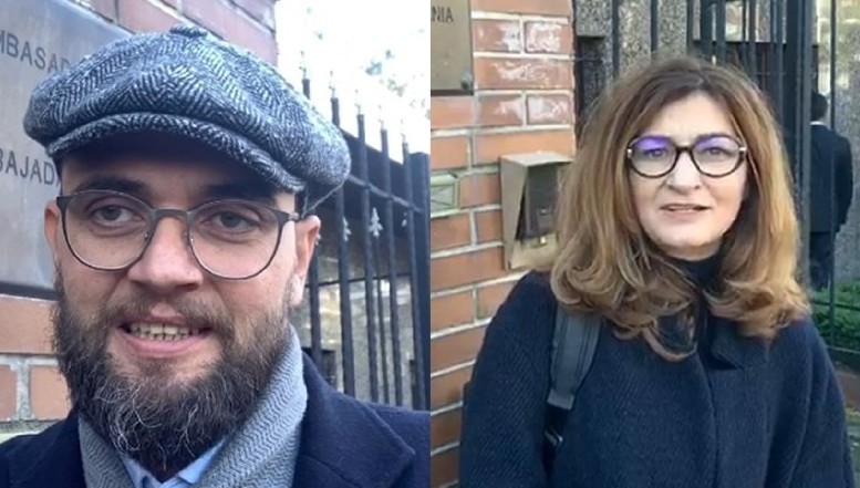 VIDEO Oreste și Oana Stănciulescu au votat în Diaspora: Din respect pentru "ăștia" / Îmi pun toată nădejdea ca împreună să începem să construim România aia mare care să ne încapă pe toți!