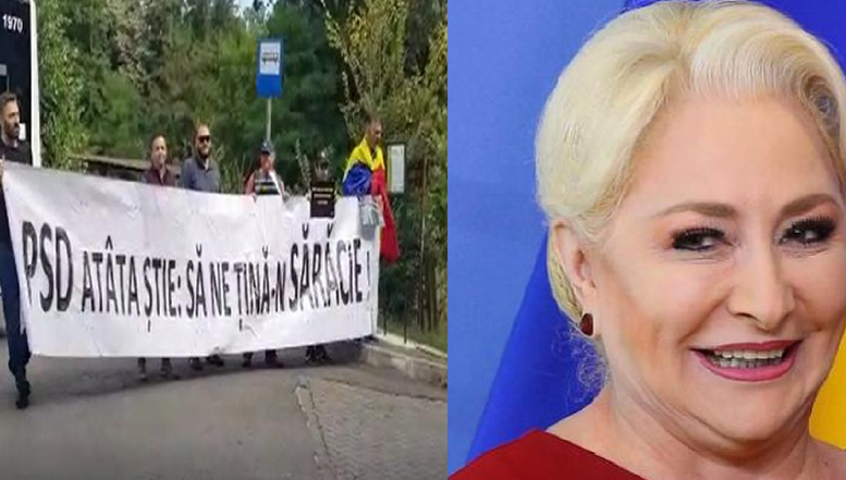 VIDEO Viorica Dăncilă, întâmpinată cu un cor de huiduieli la Iași: „PSD atâta știe, să ne țină în sărăcie”