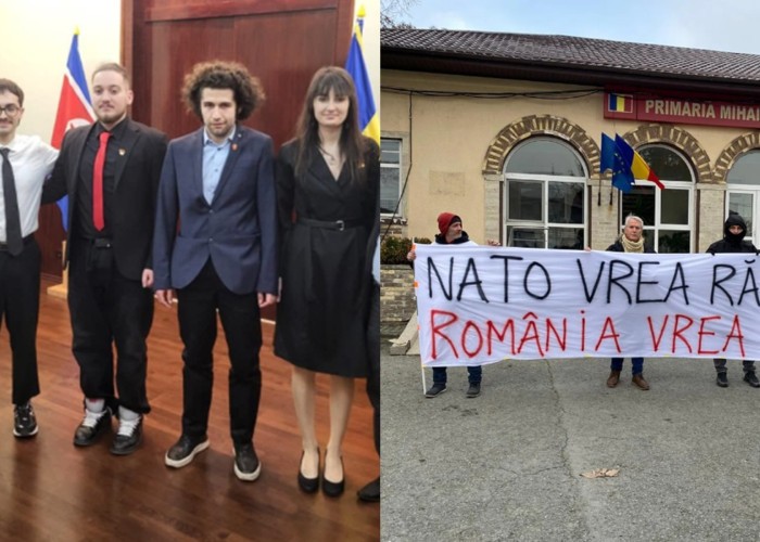 Extrema stângă, din ce în ce mai vocală în România: tineri, în vizită la ambasada Coreei de Nord / proteste anti-NATO