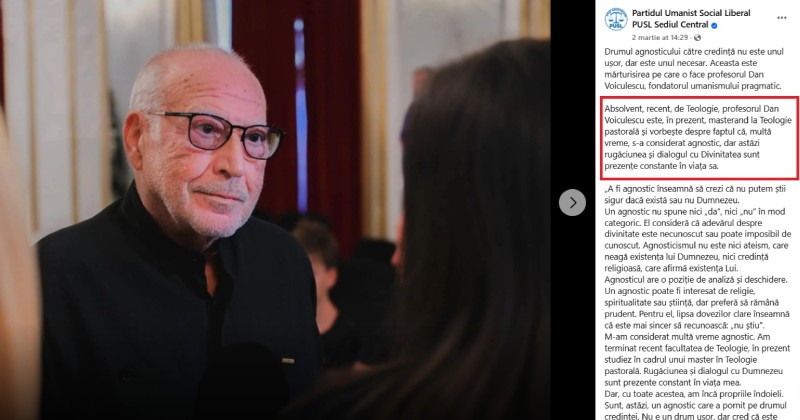 dan voiculescu teologie