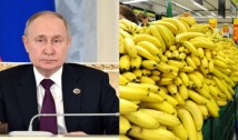Criză de banane în Rusia din pricina unei măsuri luate recent de Putin! Rușii, sfătuiți de un oficial să înceapă să cultive banane pe teritoriul Rusiei