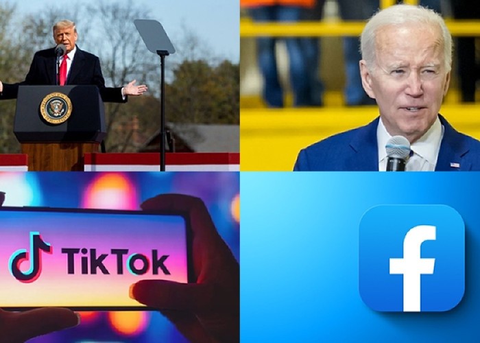 Trump nu vrea interzicerea TikTok, nemulțumit că asta "ar dubla afacerile Facebook". Ce spune și Biden cu privire la hotărârea Congresului american de închidere a aplicației chineze în SUA