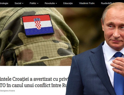 Propaganda Rusiei atacă NATO cu fake – news-ul retragerii Croației din Alianță. Adevărul din spatele dezinformării Kremlinului