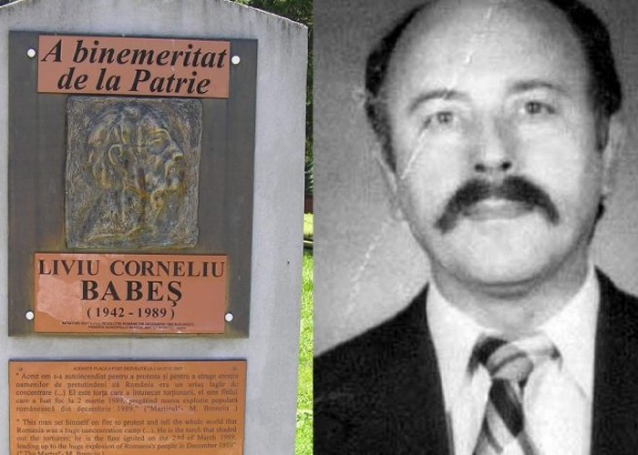 2 martie 1989. Când martirul Liviu Corneliu Babeș s-a transformat în torță umană, devenind nemuritor. Lumina lui a dezvăluit întregii lumi chipul hâd și genocidar al celei mai odioase dictaturi comuniste din Europa