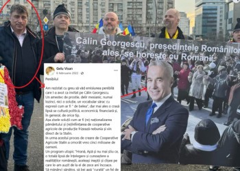 VIDEO Falșii susținători ai lui Călin Georgescu continuă lupta. Trompeta de la Realitatea scoate de la naftalină postarea în care pupăciosul Gelu Vișan îl desființa pe guru: „Un amestec de prostie, delir mesianic, numai lozinci, nici o soluție, un vocabular sărac, o crasă lipsă de cultură politică, economică, financiară”