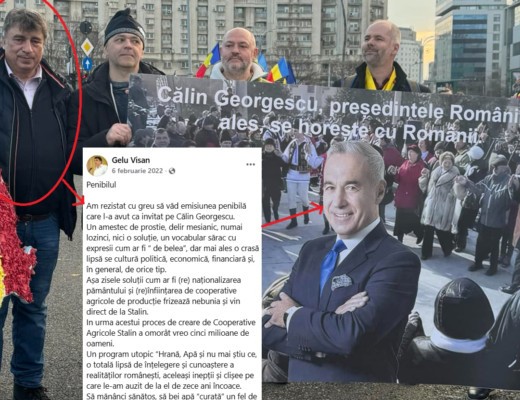 VIDEO Falșii susținători ai lui Călin Georgescu continuă lupta. Trompeta de la Realitatea scoate de la naftalină postarea în care pupăciosul Gelu Vișan îl desființa pe guru: „Un amestec de prostie, delir mesianic, numai lozinci, nici o soluție, un vocabular sărac, o crasă lipsă de cultură politică, economică, financiară”