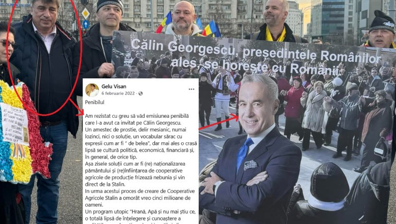 VIDEO Falșii susținători ai lui Călin Georgescu continuă lupta. Trompeta de la Realitatea scoate de la naftalină postarea în care pupăciosul Gelu Vișan îl desființa pe guru: „Un amestec de prostie, delir mesianic, numai lozinci, nici o soluție, un vocabular sărac, o crasă lipsă de cultură politică, economică, financiară”