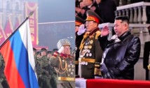 Ucraina reacționează dur după ce militarii nord-coreeni au defilat prin Phenian cu steagul Rusiei: "Ceea ce lipsește din această mascaradă propagandistică sunt cel puțin 6.000 de soldați nord-coreeni care au murit într-un război ilegal de agresiune la opt mii de kilometri distanță, cu care nu aveau nimic de-a face"