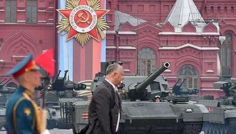 Consecințele participării rusofilului Dodon la parada de la Moscova: conducerea R. Moldova promovează interesele Rusiei și recunoaște tacit legitimitatea trupelor rusești de ocupație din Transnistria