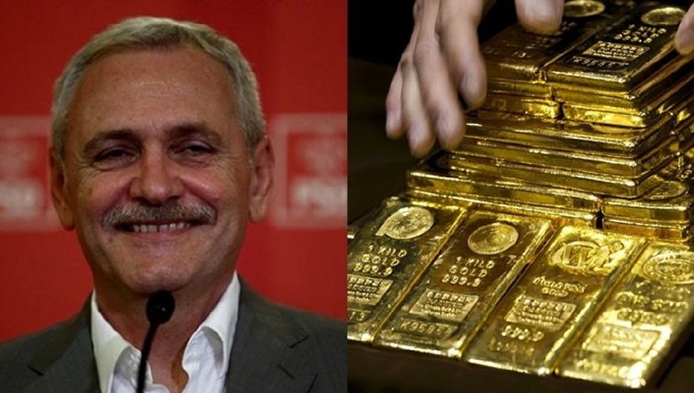 PSDragnea, liber la furat rezerva de aur a României. Deputații au adoptat proiectul de lege inițiat de Dragnea și Șerban Nicolae
