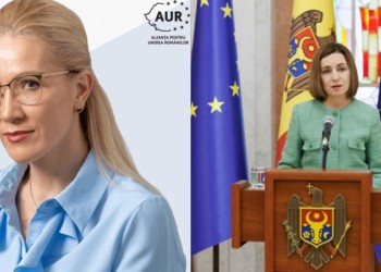 AUR-ista Bruynseels - care declarase că Rusia face parte din NATO, e mâhnită că Maia Sandu s-a implicat în campania împotriva forțelor politice pro-ruse din România