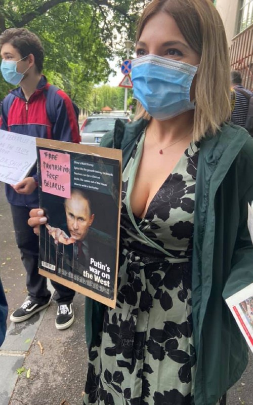 elena calistru protest belarus