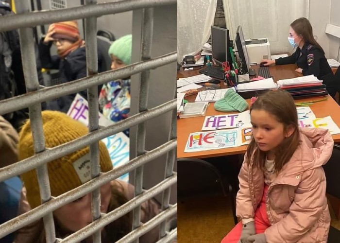 Cum își terorizează Putin propriii cetățeni. Regimul groazei a arestat mai mulți copii care au depus flori la Ambasada Ucrainei din Moscova. Politician de opoziție: „Asta e Rusia lui Putin, prieteni! E demență”