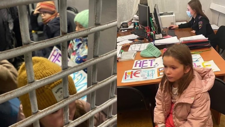 Cum își terorizează Putin propriii cetățeni. Regimul groazei a arestat mai mulți copii care au depus flori la Ambasada Ucrainei din Moscova. Politician de opoziție: „Asta e Rusia lui Putin, prieteni! E demență”