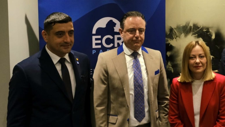 În timp ce susține în mod public Ucraina, Giorgia Meloni sprijină în România candidatura la prezidențiale a pro-rusului George Simion. Mesajul publicat pe pagina partidului european ECR