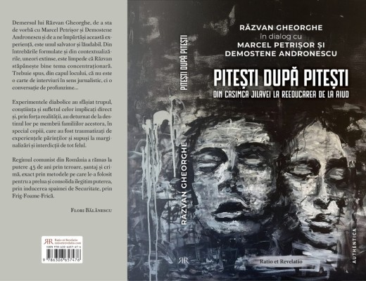 Vă invităm la lansarea volumului ”Pitești după Pitești. Din Casimca Jilavei la reeducarea de la Aiud”, semnat de jurnalistul Răzvan Gheorghe și publicat la Editura Ratio et Revelatio / Gaudeamus București, joi 4 decembrie, ora 15.00