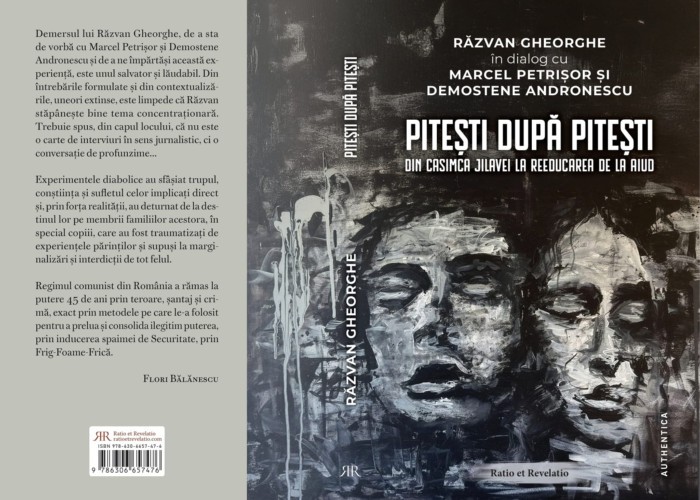 Vă invităm la lansarea volumului ”Pitești după Pitești. Din Casimca Jilavei la reeducarea de la Aiud”, semnat de jurnalistul Răzvan Gheorghe și publicat la Editura Ratio et Revelatio / Gaudeamus București, joi 4 decembrie, ora 15.00